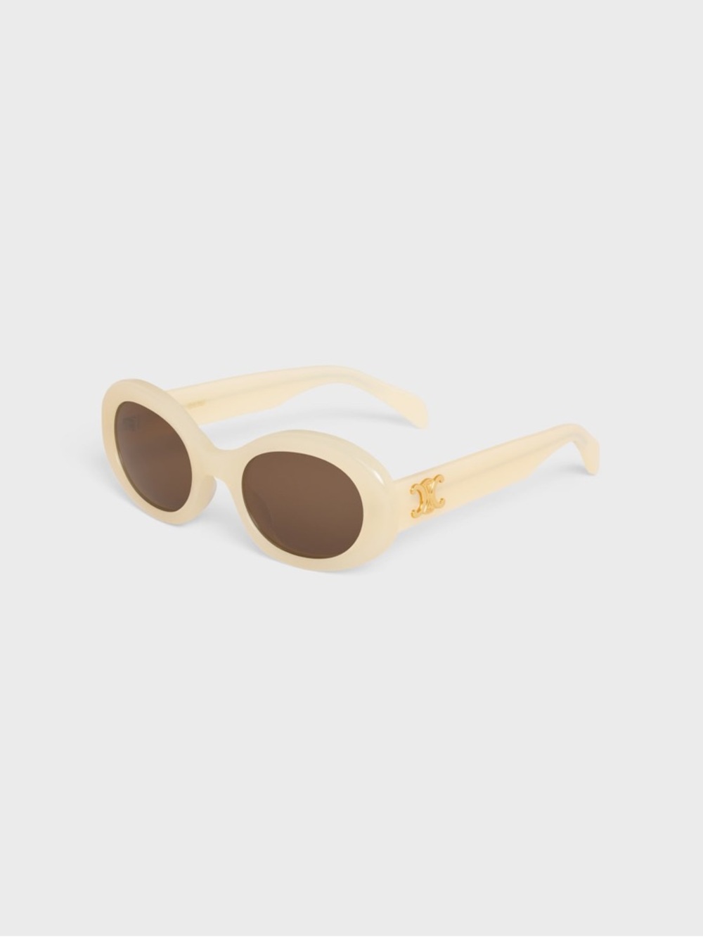 NWOT - Celine Triomphe 01 Acetate Sunglasses (Beige)